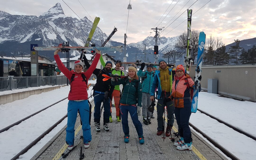 Skitour Rund um Garmisch mit Bus & Bahn