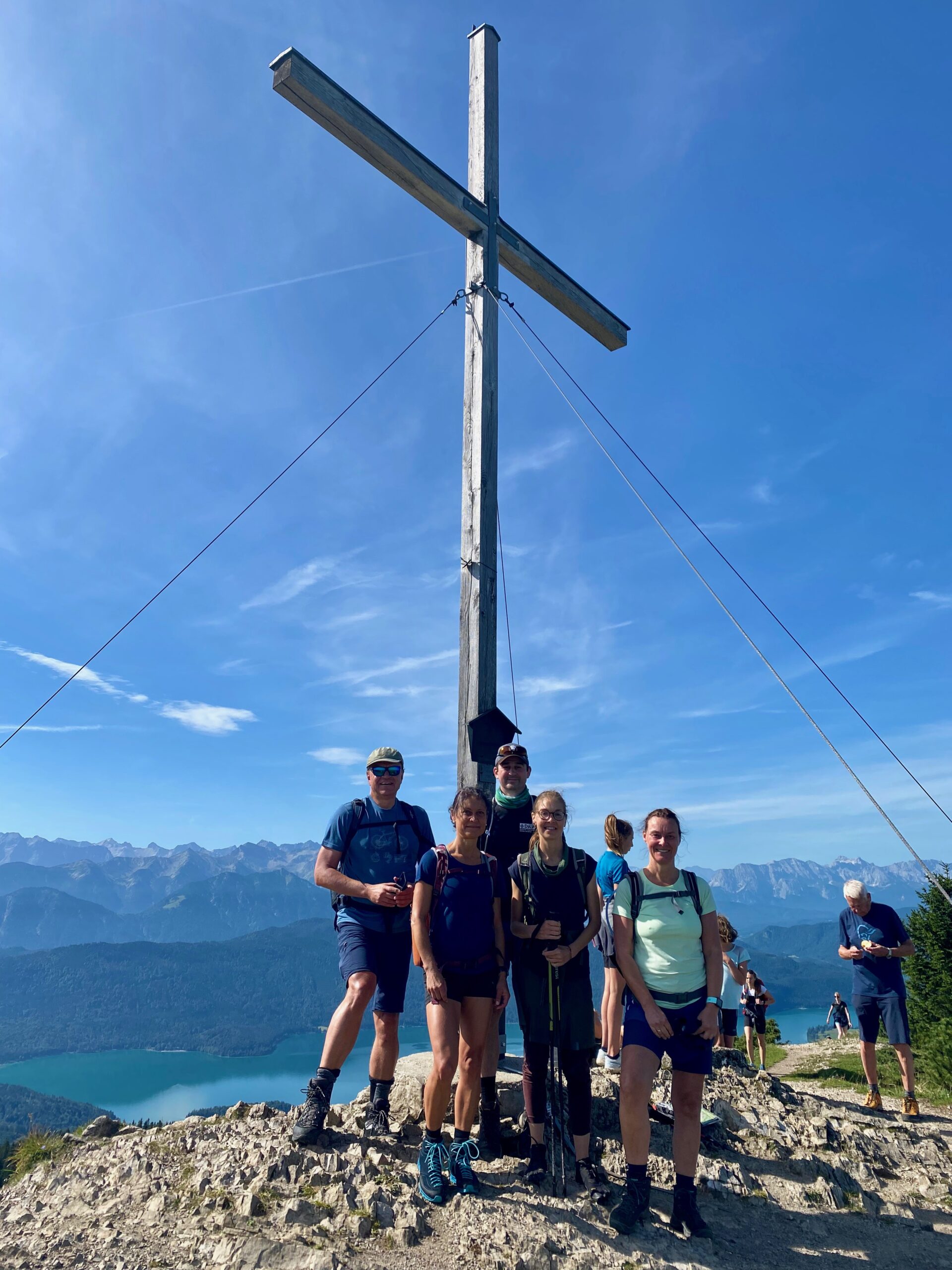 Gipfel Gruppe hoch