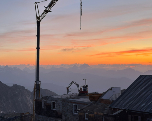 Baustelleneinrichtung Landshuter Europahütte