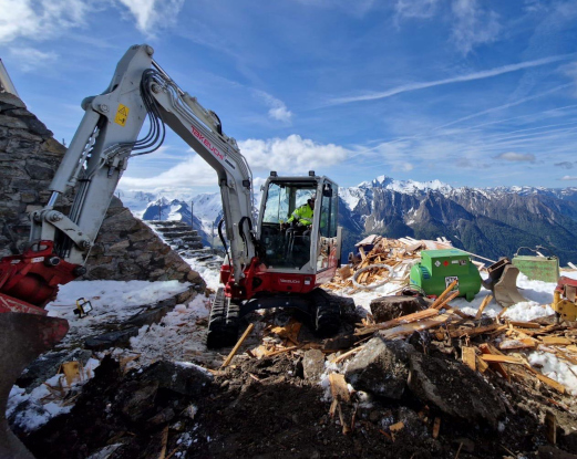 Baustelleneinrichtung Landshuter Europahütte