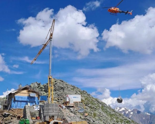 Baustelleneinrichtung Landshuter Europahütte