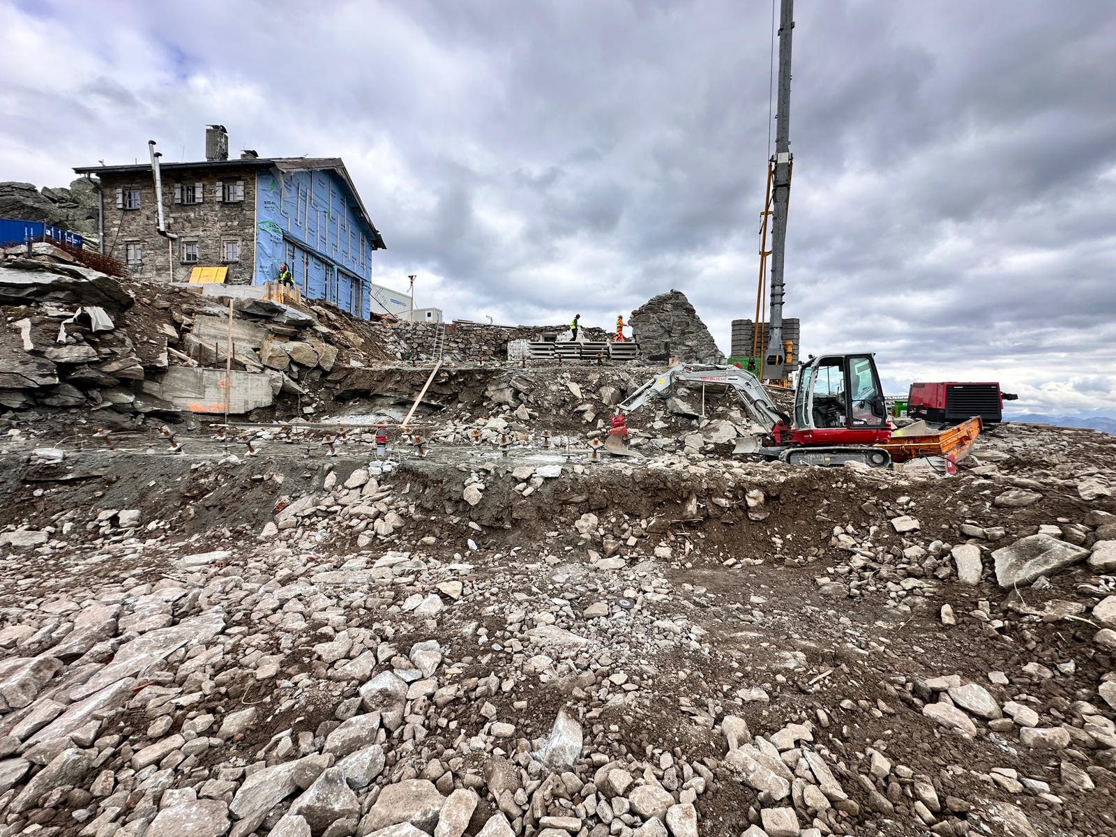 Baustelleneinrichtung Landshuter Europahütte