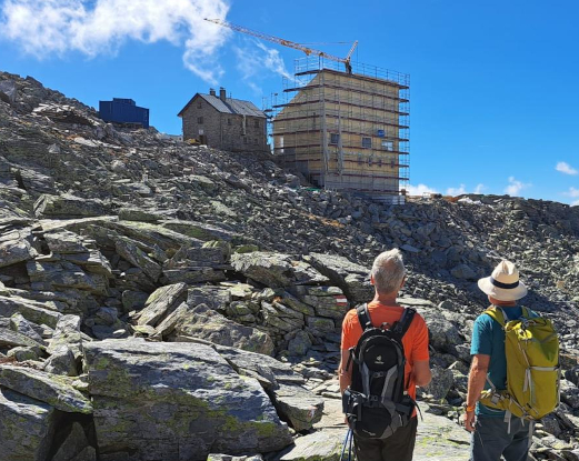 Baustelleneinrichtung Landshuter Europahütte
