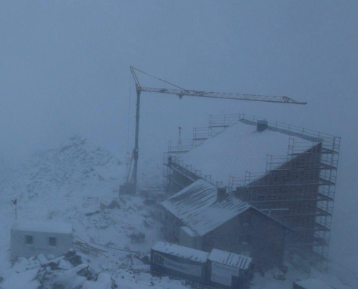 Baustelleneinrichtung Landshuter Europahütte