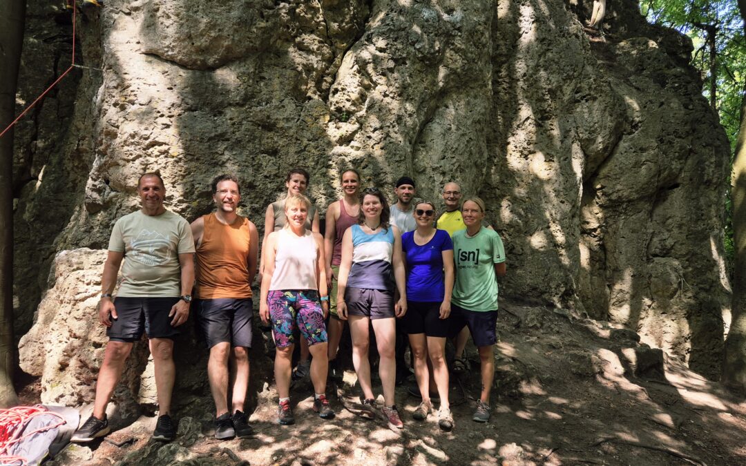 Kletterwochenende in der Fränkischen Schweiz – Heiße Felsen, gute Laune und jede Menge Herzblut
